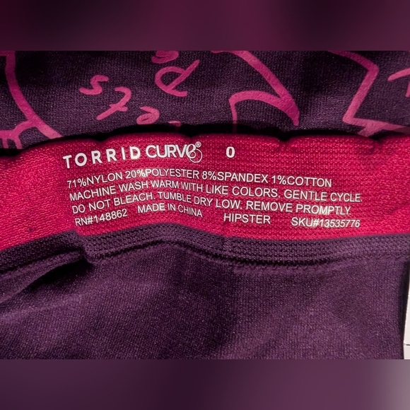 Torrid panties, Hipster Style, happy speech bubbles, 0x L/XL - Picture 5 of 9